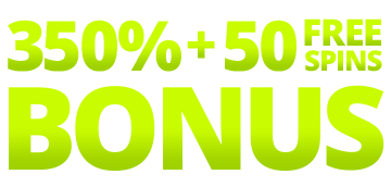 350% Bonus + 50 Free Spins Bonus